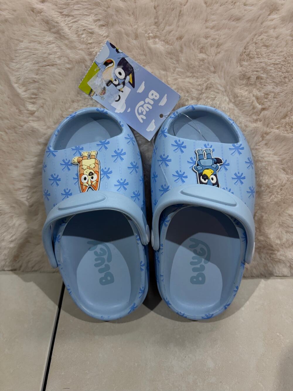 Bluey Toddler Clogs Sandals Size 9T Blue Bingo NWT Slip On Shoes